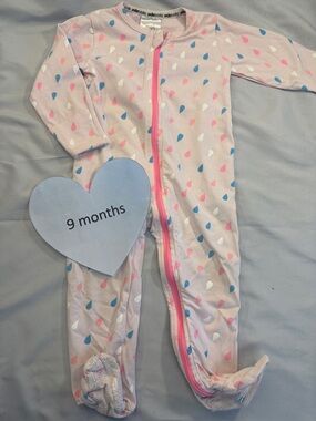 Under works - Magic Moments Convertible Pink Polka Dot Onesie Sleeper